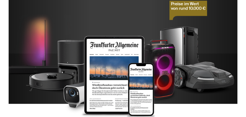 Mega Black Week Deal!💕 3 Monate FAZ+ für nur je 1€ (statt: 13€)