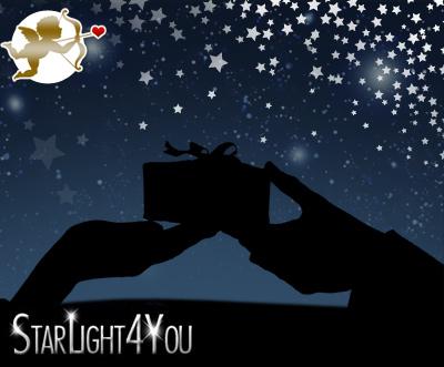 [Valentinstag] Echten Stern mit einem Namen Deiner Wahl taufen bei starlight4you.de - für 15€ (statt 39€)
