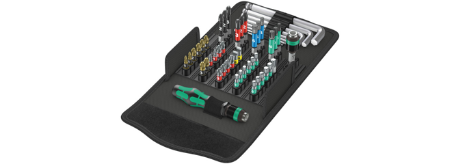 Wera Kraftform Kompakt 100 für 45€ - Schraubendreher Bit-Sortiment, 45-tlg.