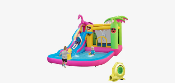 Badespaß im Garten! 🦩 Costway Flamingo Wasserpark für 296€