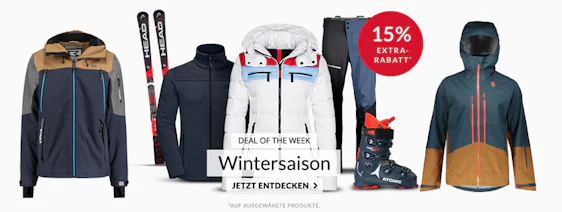 15% Extra-Rabatt auf ausgewählte Wintersportartikel bei Engelhorn - z.B. günstige Winterjacken