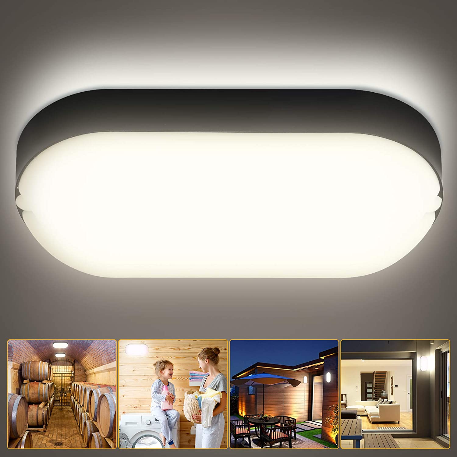 Hengda 18W Wandleuchte Außenwandleuchte, 1 Stück für 10,49 €, 2 Stück für 13,99 €
