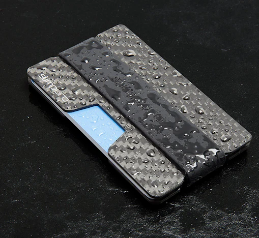 Carbon Kreditkartenetui von Slimpuro RFID / NFC Schutz – Slim Wallet
