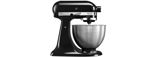 KitchenAid Classic 5K45SSE (Factory serviced) für 222€ - Küchenmaschine mit 275 Watt &amp; Keramikschüssel