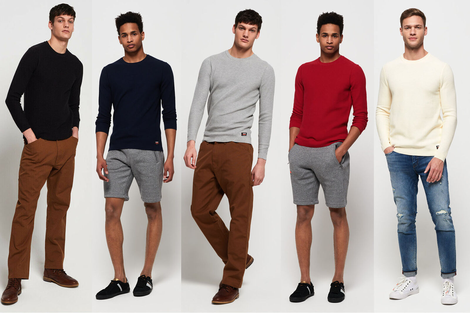 Superdry Rundhalspullover aus Supima® Baumwolle 51% reduziert