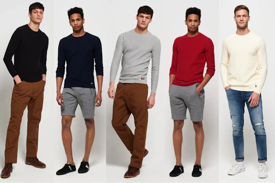 Superdry Rundhalspullover aus Supima® Baumwolle 51% reduziert