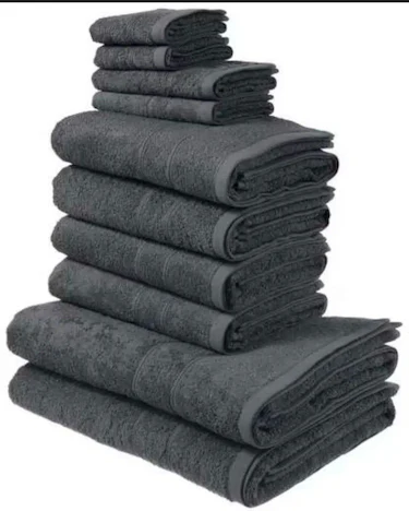 Handtuch Set Inga 20-tlg in grau für 18,99€(statt 39,99€)