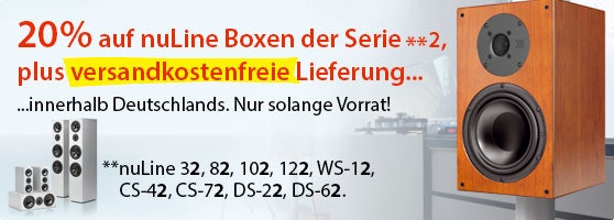 nubert: 20% auf nuLine Boxen der Serie **2