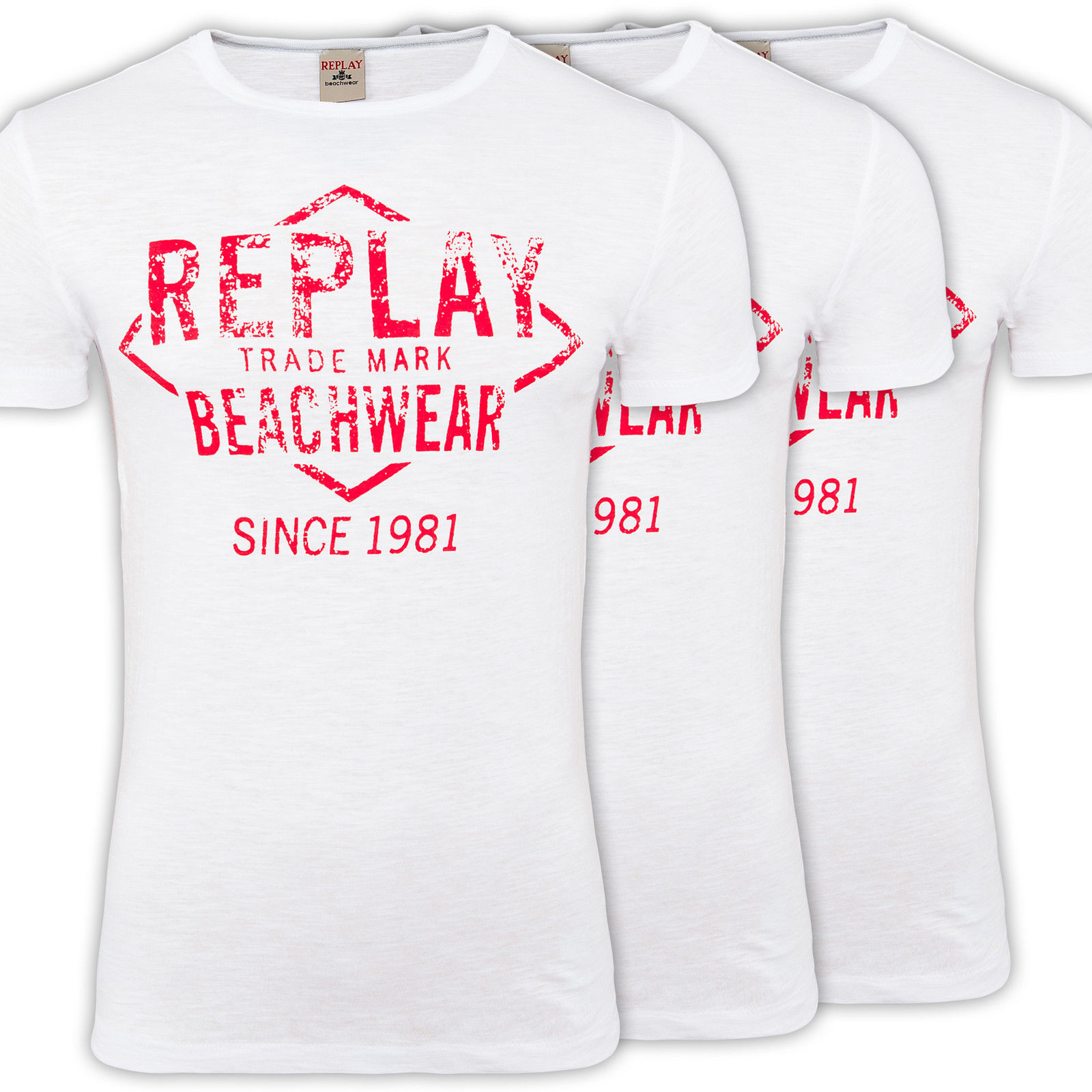 3er Pack Replay Herren T-Shirts für 22,99 EUR inkl. Versand