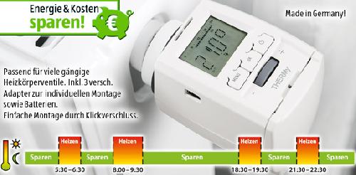 Energiespar-Regler Thermostat für Heizkörper