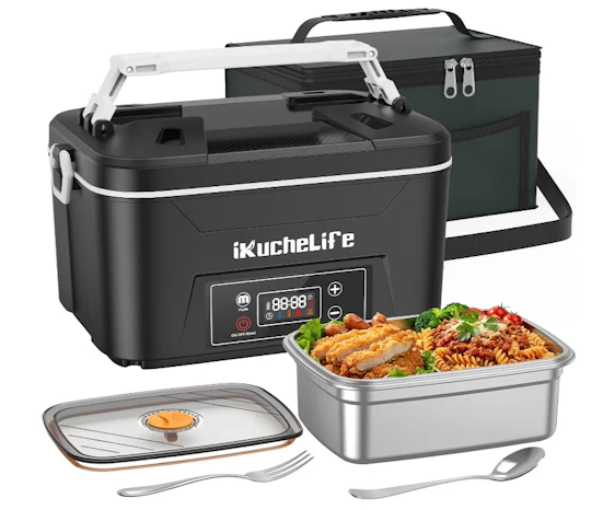 kabellose Elektrische Lunchbox Erwachsene mit Akku, Touchscreen