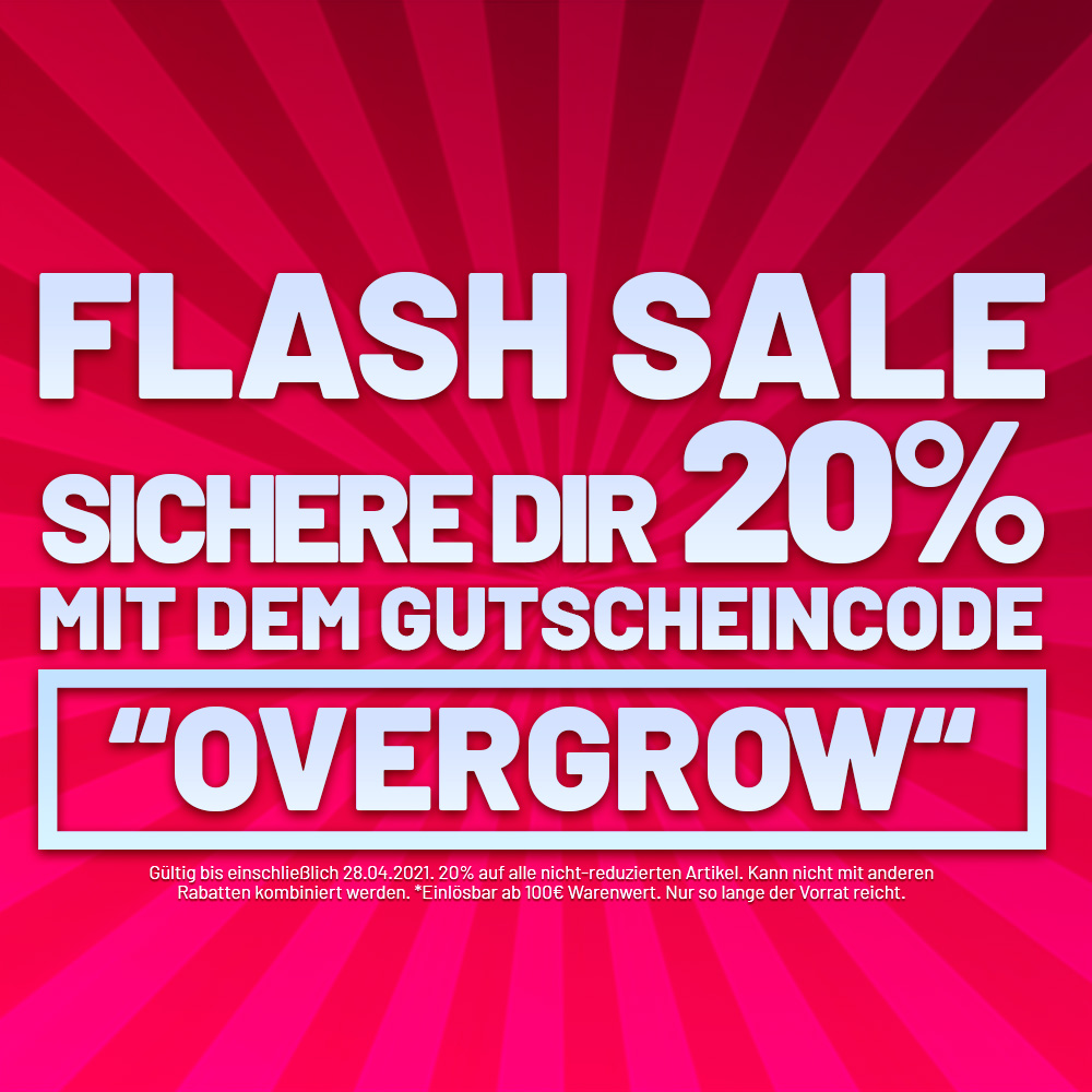 20 % auf den UVP bei Growmart