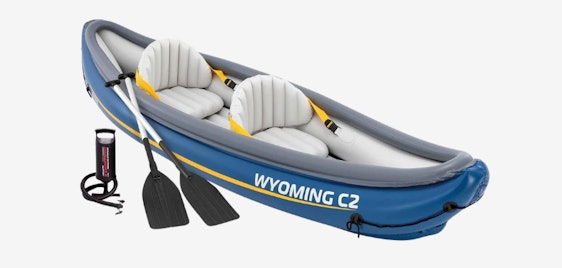 Noch günstiger! Intex Wyoming C2 für 95€ - Freizeitkajak, 2-Sitzer, inkl. Paddel