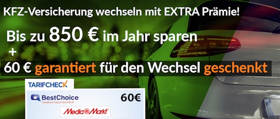*VORBEI* Tarifcheck: Kfz-Versicherung wechseln + 60€ Bestchoice-Gutschein erhalten 🃏