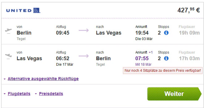 Berlin - Las Vegas schaneppcehfnuchs