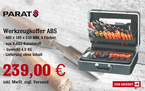 Parat Werkzeugkoffer ABS für 239,00€