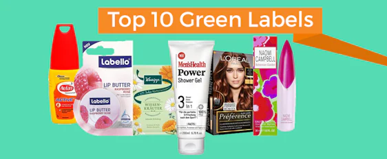 Top 10 Green Labels am 02.11.2016 - z.B. Labello Lip Butter für 0,90€