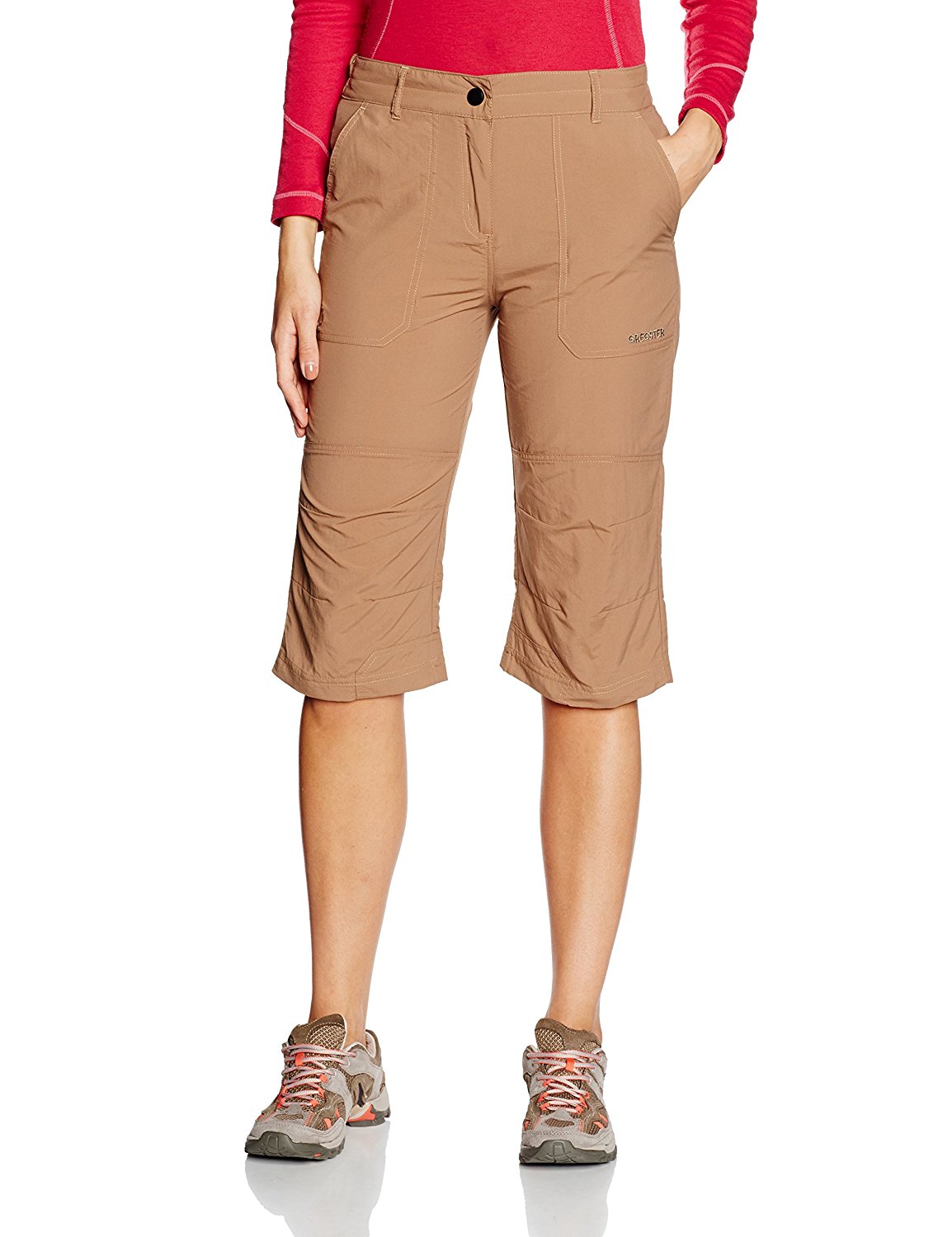 Gregster Wanderhose in 3/4 für Damen mit Taschen, L