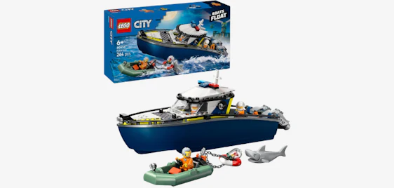 Actionreiche Verfolgungsjagd im Kinderzimmer! 🌊 LEGO City Verfolgungsjagd im Polizeiboot für nur 21€ 👮♂️