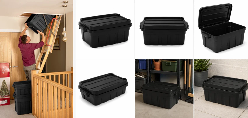 Keter-Aufbewahrungsbox-37L-Detail