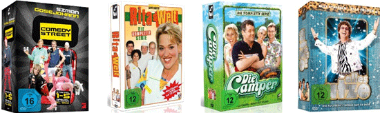 Günstige DVD-Komplettstaffeln bei Amazon, z.B. Comedy Street für 19€, Ritas Welt für 25€, Die Camper für 25€ und Alles Atze für 25€ (Update)
