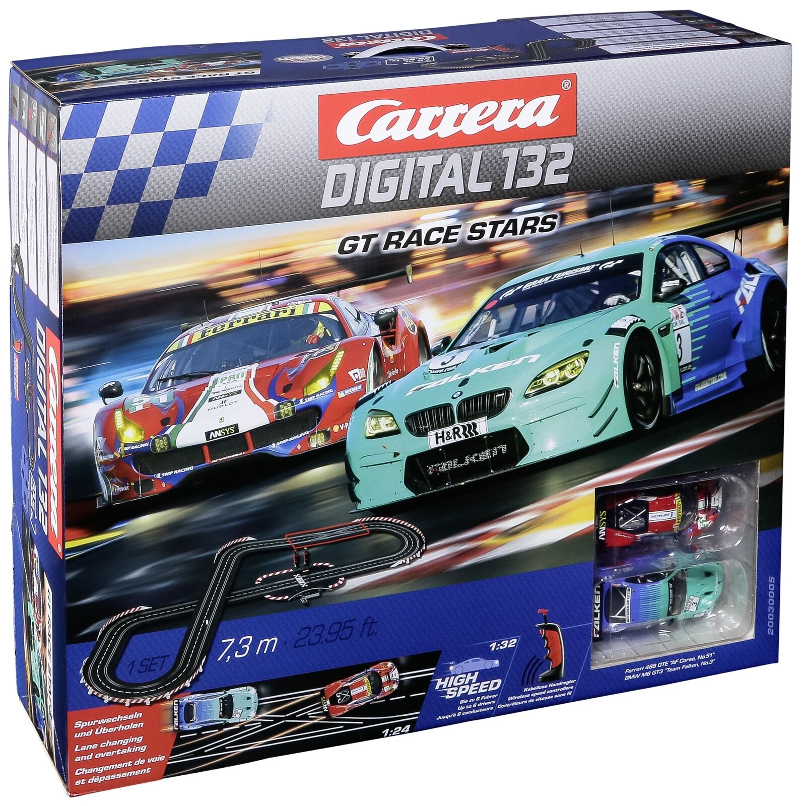 Carrera Digital 132 GT Race Stars 30005 Autorennbahn für 249,99 Euro