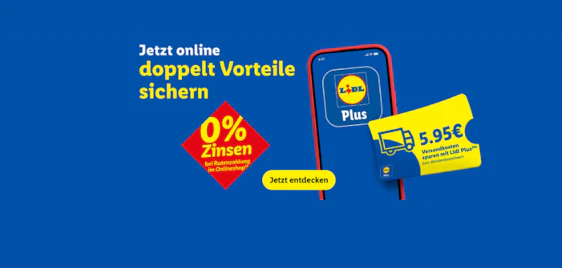 Lidl versandkostenfrei 💡ohne Mindestbestellwert