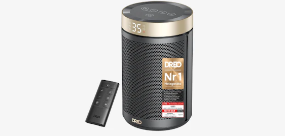 Leise Wärme! 🔥 Dreo 1500W PTC Keramik-Heizlüfter für 40€