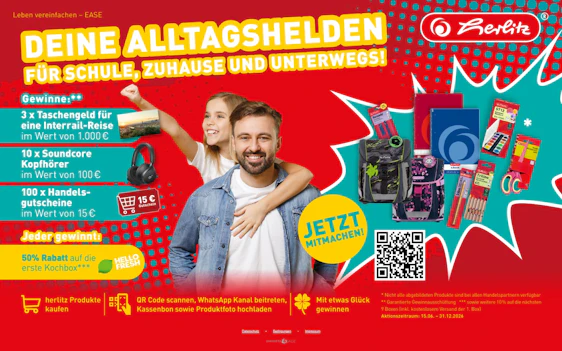 Herlitz Gewinnspiel und garantierte Zugabe