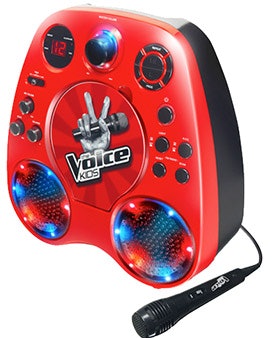 Partyknaller! CD Karaoke Player The Voice KIDS für 30€ - Lichteffekte, UKW-Radio
