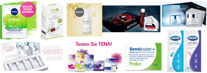 45 kostenlose Drogerie- und Kosmetik Produktproben