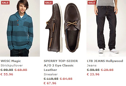 frontlineshop - 20% auf reduzierte Herrenbekleidung + 10€/15€ Gutschein