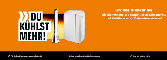 🌬️Klimafinale bei Saturn: Klimageräte zum Angebotspreis – z.B. Koenic KSF 400-M 70 Watt für 45€