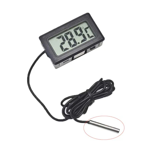 Digitales LCD-Thermometer für Kühl- / Gefrierkombinationen -50 bis 110 ° C