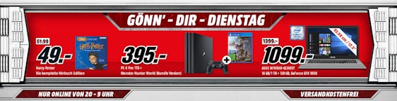 Gönn Dir Dienstag bei Media Markt - z.B. Harry Potter - Die komplette Hörbuch-Edition für 49€