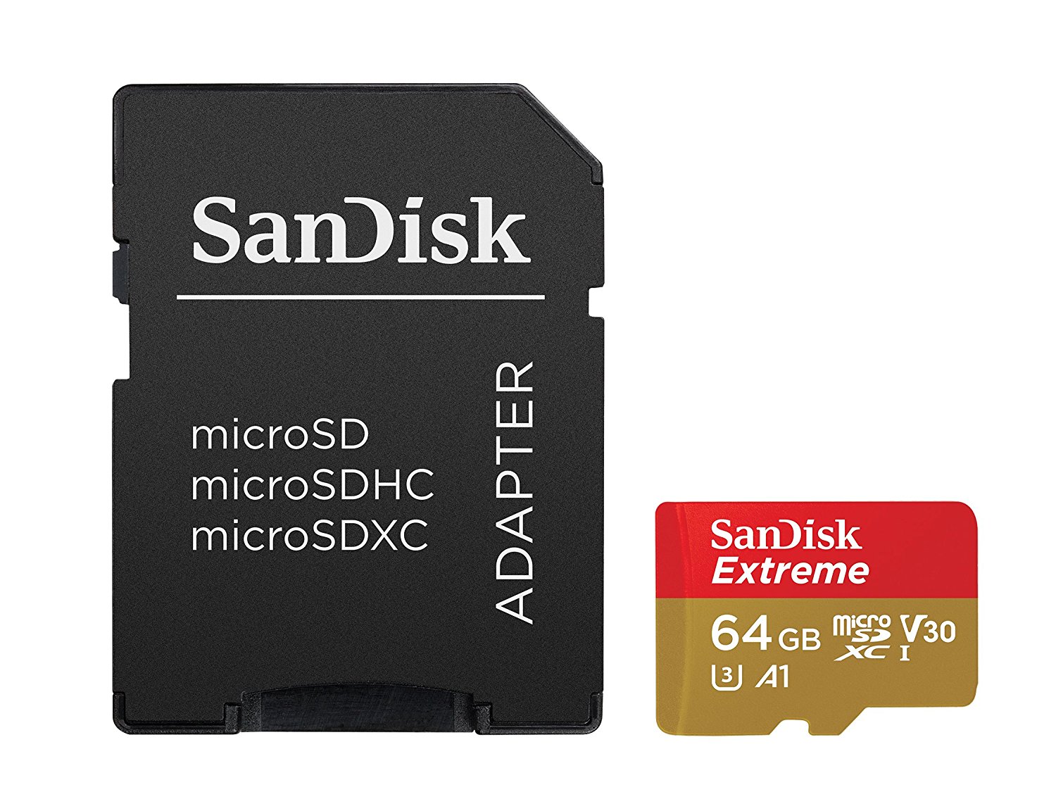 SanDisk Extreme 64 GB microSDXC Speicherkarte für 28 EUR