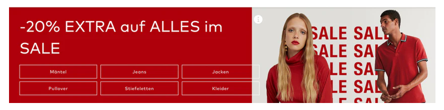 Bis zu 20% Extra-Rabatt auf alles im Sale bei About You – z.B.: Levi's Hunters Herren-Jacke für 48€