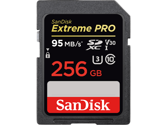 SanDisk Extreme PRO SD UHS-I U3 V30 SDXC 256GB (SDSDXXG-256G) für 55,- EUR inkl. Versand