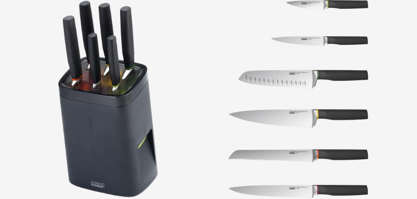 Scharfer Rabatt!🔪 Joseph Joseph LockBlock für 66€ - 6-teiliges-Set mit Verriegelungsmechanismus