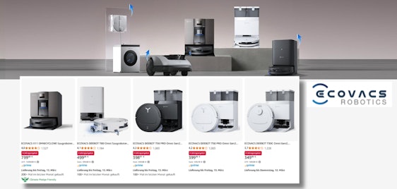 Ecovacs Angebote in den Amazon Spring Deals 🌷 z.B.: ECOVACS X11 OMNICYCLONE für 799€