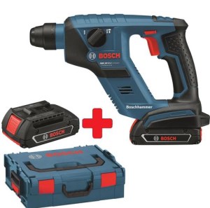 Bosch GBH 18 V-LI – Akku-Bohrhammer mit 2 Akkus und L-Boxx für 180€