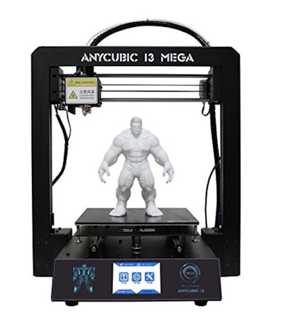 3D Drucker Kit mit größerer Druckgröße und 3,5 Zoll TFT Touchscreen PLA ABS 1.75mm Filament (I3 Mega)