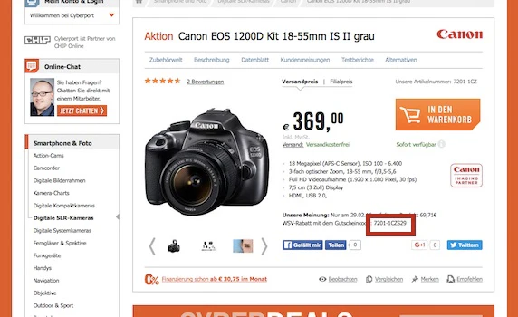 Gutscheincode Cyberport