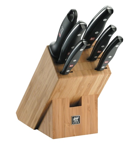 Zwilling Messerblock Twin Pollux für 58€ - 6-teiliger Messerblock aus Buchenholz, eisgehärtet