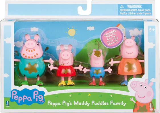 11% auf Jazwares Peppa Pig's Muddy Puddles Family (PEP0038) sparen