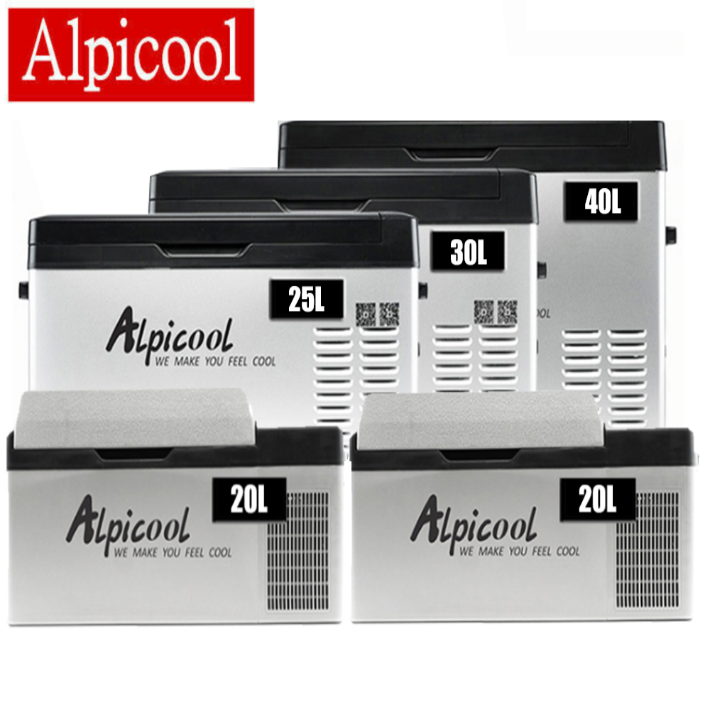 Alpicool 20L/ 25L/ 30L/ 40L Tragbar Kühlbox Auto KFZ Kühltruhe -20℃ Kompressor