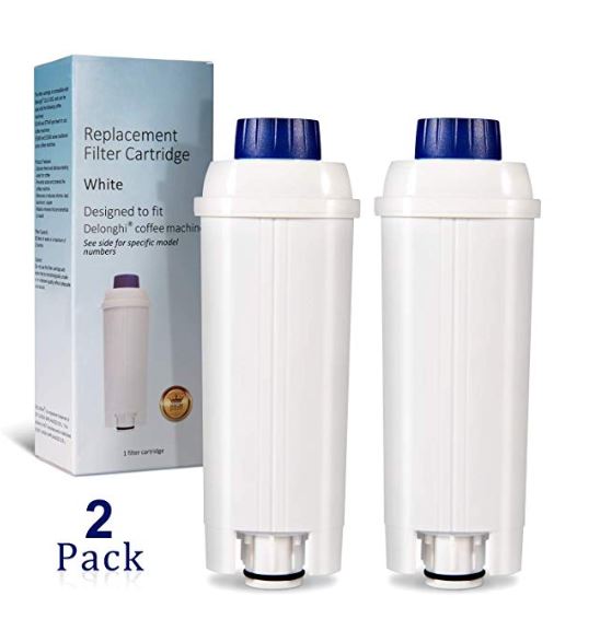 Rhodesy Wasserfilter für DeLonghi Kaffeemaschinen DLSC002, DeLonghi Wasserfilter Filterpatrone