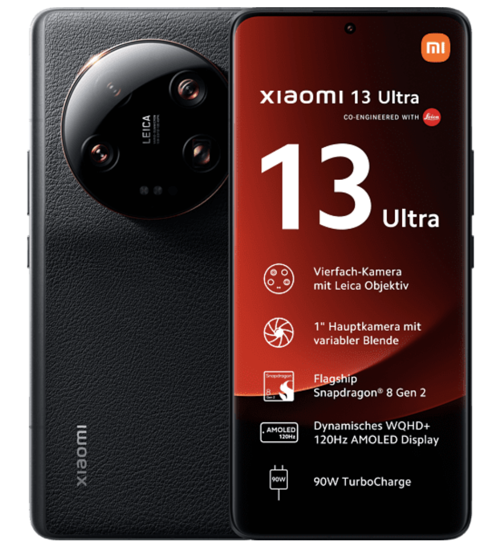 XIAOMI 13 Ultra für 1.260€ – 512 GB Black Dual SIM
