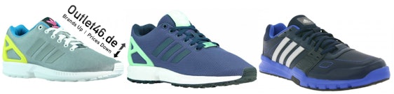 adidas Sale bei Outlet46 - über 600 verschiedene Teile mit Kleidungsstücken ab 5€