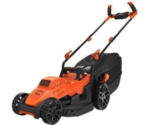 BLACK+DECKER Rasenmäher BEMW461BH-QS, 34cm, orange/schwarz